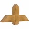 Ekena Millwork Eugene Rough Sawn Timber Gable Bracket, Western Red Cedar, 36"W x 16"H x 4"D x 6"F, 11/12 Pitch GBW036X16X0406EUG00RWR - alternate 4